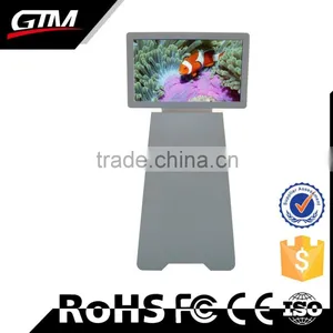 32 Inch HD Vertical Lcd Panel Touch Screen Floor Stand Digital Signage Kiosk With Software thumbnail-1