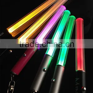 Stick on Led Mini Lights,wholesale Light up Led Flashing Foam Stick,promotional Gifts Led Flashlight Stick With Custom Logo thumbnail-1