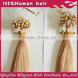 100% Virgin Remy Micro Loop Hair Extensions With Any Color Wholesale thumbnail-2