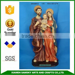 11'' Polyresin Holy Family Italian Religious Statues thumbnail-1