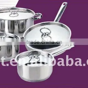 NEW 12pcs Stainless Steel Cookware Set thumbnail-1