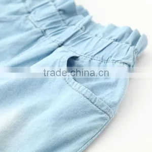 Wholesale Cartoon Cat Baby Girl Clothes 2016 New Summer Girl Light Color Jeans Lovely Little Girl Jeans thumbnail-6