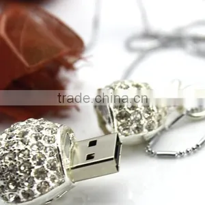 Crystal Jewellery 32GB USB in Silver Memory Stick thumbnail-1