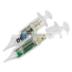 Plastic Transparent Syringe Usb Stick 2.0 2Gb thumbnail-2