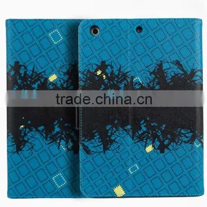With Stand up Function and Cards Slots Magnet pu Leather Case for Ipad/mini thumbnail-2