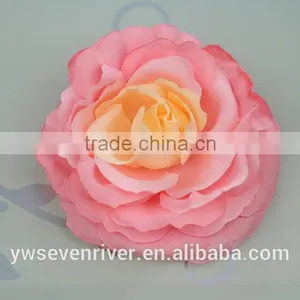 The Simulation Edge Rose 7 cm Flower Heads Artificial Silk Cloth DIY Wedding Flowers Direct Selling Small Wholesale thumbnail-2
