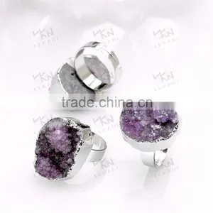 Direct Sale Luxury Purple Mood Ring, Nice Gift Natural Stone Jewelry thumbnail-5