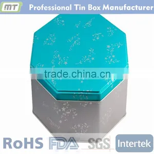Octagonal Metal Tin Box for Cookies Package thumbnail-1