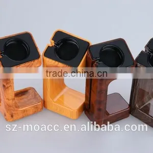 2015 New Products Wood Grain Plastic Charging Stand for Apple Watch thumbnail-2