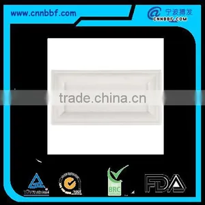 10'*5' Rectangle Plates Moulded Fiber Bagasse Sugarcane Pulp Tableware thumbnail-1