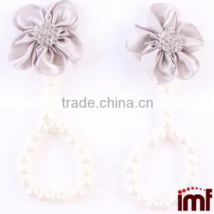 Baby Barefoot Sandals,Flower Girl Barefoot Sandals,Christening Sandals thumbnail-2