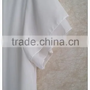 Sailor Collar Chiffon T-shirt Sweet Bow Girl White Tshirt thumbnail-4