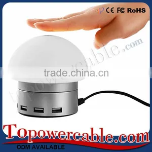 30W 6A USB Charging Port With Touch-Sensitive Control Push Button LED Desk Lamp thumbnail-2