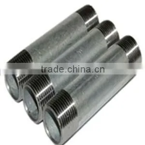Zinc/galvanised Carbon Steel Pipe Fittings Sch40 NPT Steel Nipples thumbnail-3