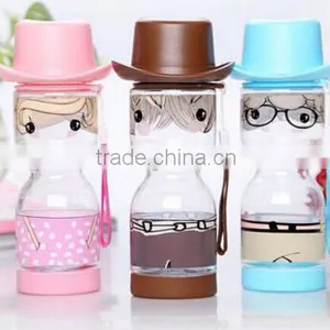 Factory-direct Plstic Hat Cup ,unbreakable Soda Bottles,food Grade Handy Bottles thumbnail-1