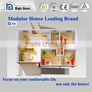 Eco Friendly Modern Fast Assembly Three Bedroom Prefabricated Modular House thumbnail-2