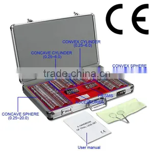 The Latest Top Quality Aluminium Case Metal 266 PCS 36.5 MM Trial Lens Set Quality Choice thumbnail-1