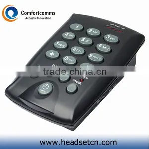 Simple Black Wired Call Center Headset Telephone Caller id Phone CHT-800 thumbnail-1