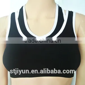 Shantou Factory Cheap Price Black Running Women Seamless Ladies Sports Bra thumbnail-1