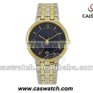 Fashion 2-tone Metal Watch Expansion Bangle Men Watch thumbnail-1