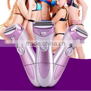 Wholesale Price Epilator Wet and Dry to Use Lady Shaver Battery Operated thumbnail-1