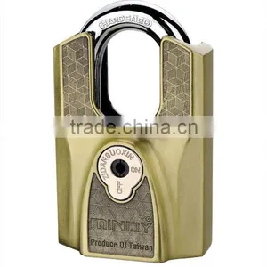 Excellent Quality Zinc Alloy Shackle Half Protected Vane Key Padlock thumbnail-1