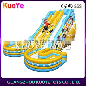 New Design Double Lane Slip Inflatable Slide for Kids thumbnail-1