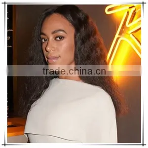 2015 Wholesale Brazilian Human Hair Lace Wig Distributor, Glueless Hair Wig for Black Women thumbnail-1