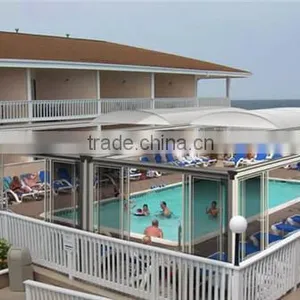 Outdoor Big Size Clear Skylight Swimming Pool Cover For Hotel thumbnail-1