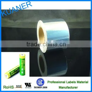 Bright PET Self Adhesive Shrink Film for Battery Labels thumbnail-1