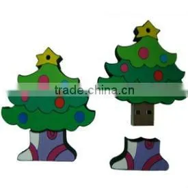 Funny Shape and High Quality! Christmas Tree Shaped Usb Flash Memory thumbnail-1