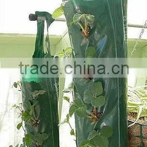 Garden Durable PE Woven Hanging Planting Grow Bags With 8 Planting Slits thumbnail-1