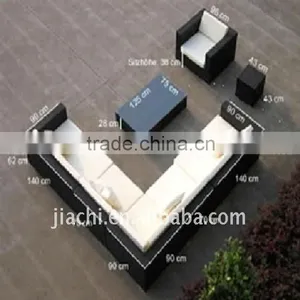 Popular Patio Furniture or Wicker Sofa Set thumbnail-1
