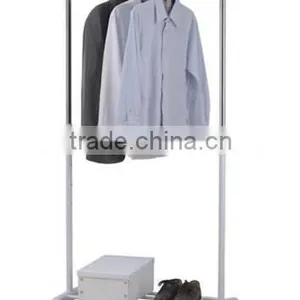 Hot Sale Metal Chrome Adjustable Garment Rack for Shop thumbnail-1