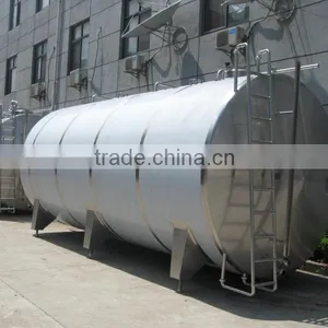 20T Horizontal Type Stainless Steel Milk Storage Tank With Insulation thumbnail-4