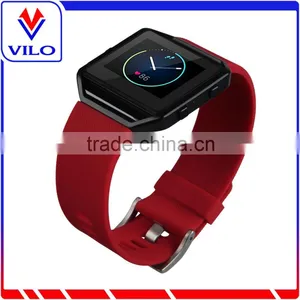 Silicone Bracelet Strap Replacement Band With Metal Frame For Fitbit Blaze Smart Watch thumbnail-3