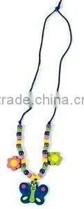 Pretty Butterfly Wood Necklace Craft Kit thumbnail-1