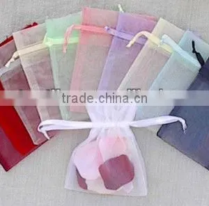 Multicolour Sheer Organza Bags for Wedding/Gifts/Wine/Diamond/Cosmetic/Festival thumbnail-1