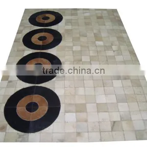 Hair-On Cowhide Leather Carpet PL-318 thumbnail-1