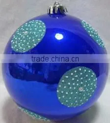 2016 Plastic Christmas Ball Decoration With Hand Painted thumbnail-5