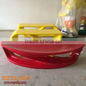 2.9M Adult Fiberglass Stool Moon Shape Modern Furniture for Indoor Mall Decoration thumbnail-3