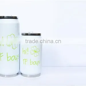 OEM Manufactury Double-wall 304 Vacuum Cola Can Tumbler With Straw thumbnail-3
