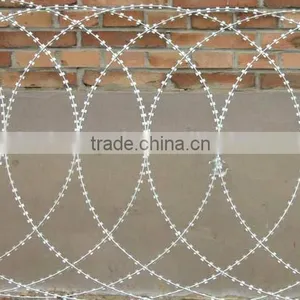 High Safety Low Price Razor Barded Wire Mesh / Hebei Manufacturer BTO-22 Razor Barbed thumbnail-1