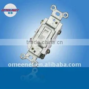 15A 125V 4-way ETL Certificate Wall Toggle Switch White thumbnail-1