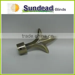 Stainless Steel Iron Chrome Alum Crystal Copper Satin Curtain Pole Curtain Accessory Wholesale Curtain thumbnail-2