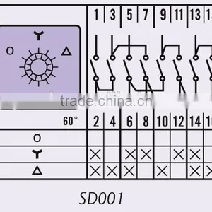 160A 4-CELL 3POS Star Delta Starter (Star Delta Cam Switch) thumbnail-4