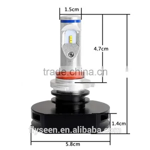 Car LED Headlight 50W 9006 LED Headlight Conversion Kit Lamp Bulb H7 Auto LED Car Headlight thumbnail-5