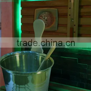 Luxurious Sauna Room With Colorful Light thumbnail-2