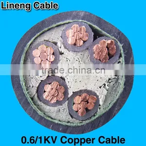 Hebei Lineng 0.6/1kv Copper 5x25mm Power Cable thumbnail-1