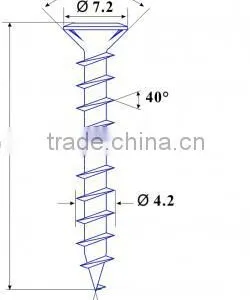 PVC Window Screw WINDOW SCREWS thumbnail-1